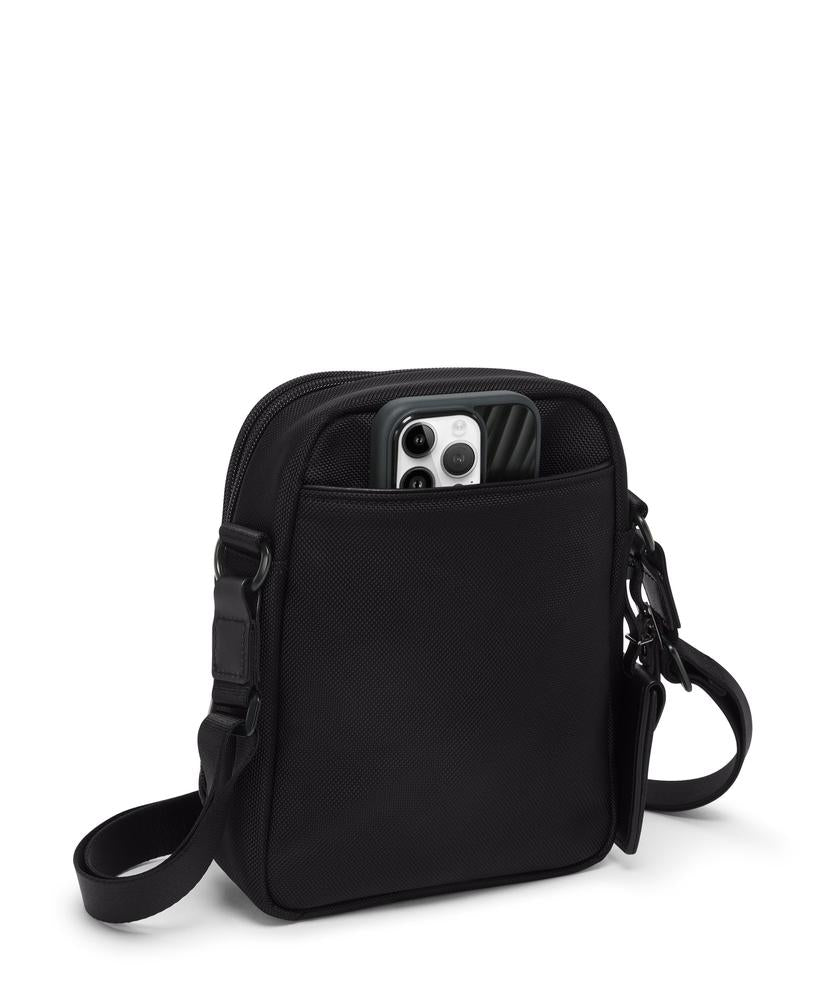 Tumi Alpha 4 Small Crossbody Black-Veske-BagBrokers