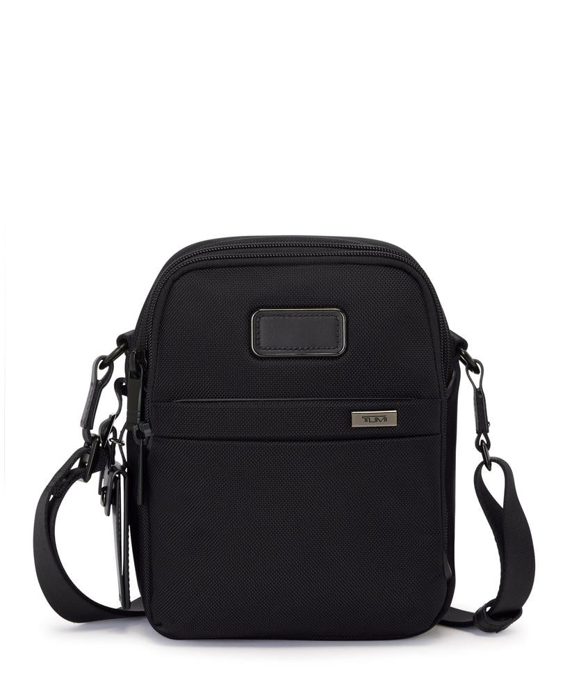 Tumi Alpha 4 Small Crossbody Black-Veske-BagBrokers