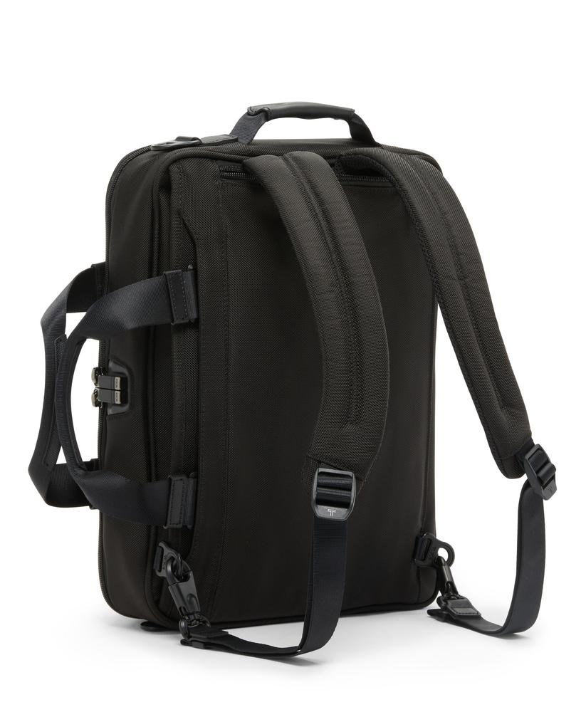 Tumi Alpha 4 Three-Way Convertible Briefcase Black-Veske-BagBrokers