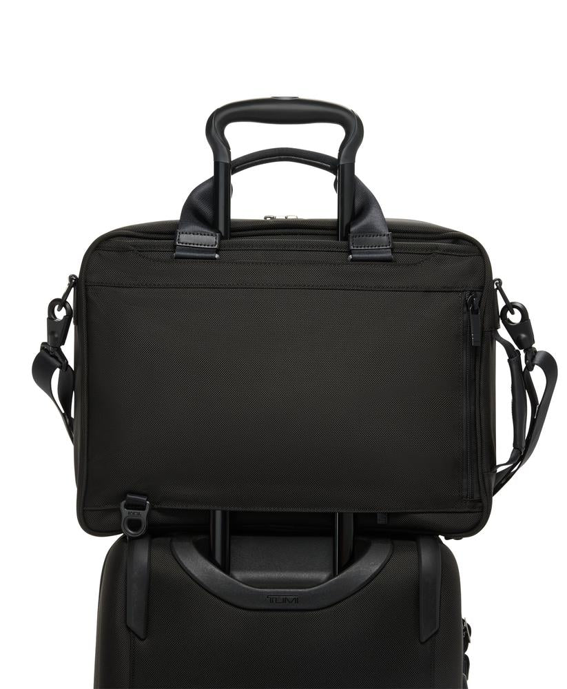 Tumi Alpha 4 Three-Way Convertible Briefcase Black-Veske-BagBrokers