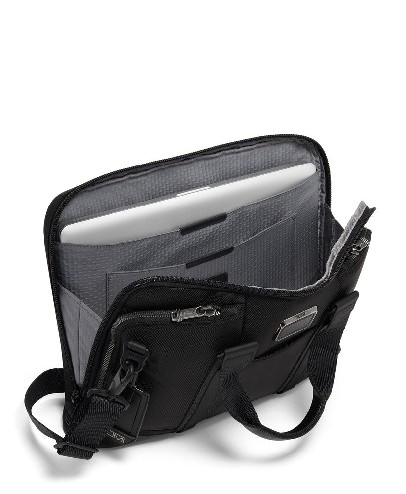 Tumi Alpha Bravo Academy Briefcase Black-Veske-BagBrokers