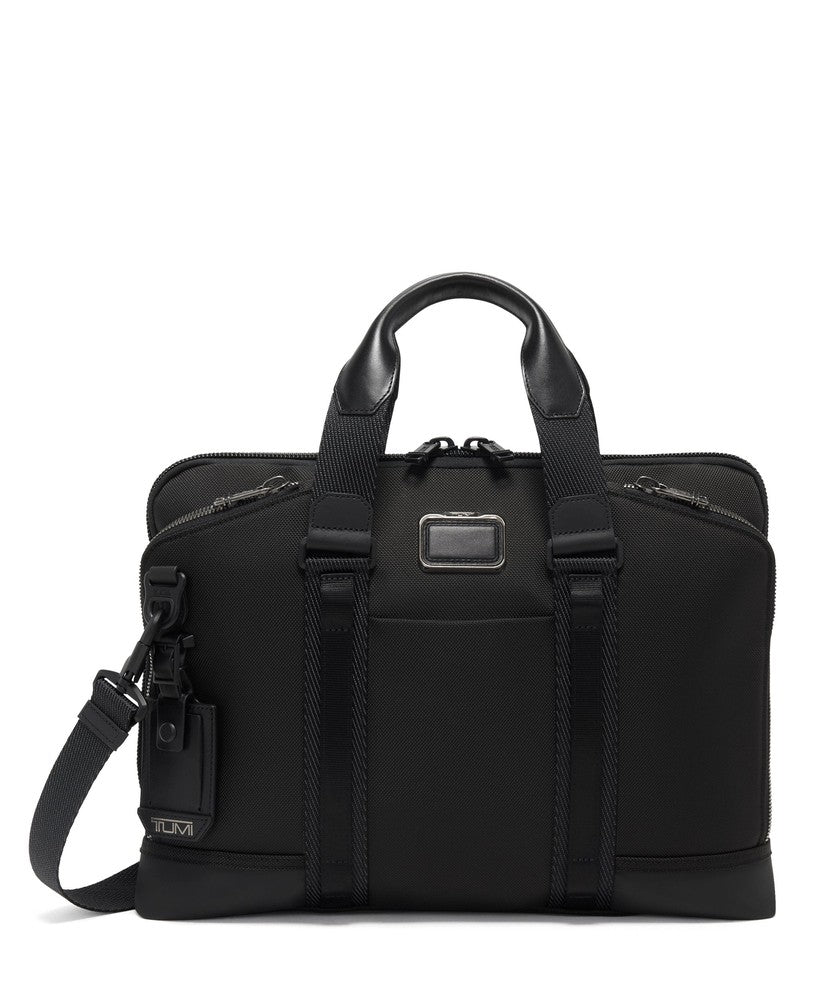 Tumi Alpha Bravo Academy Briefcase Black-Veske-BagBrokers