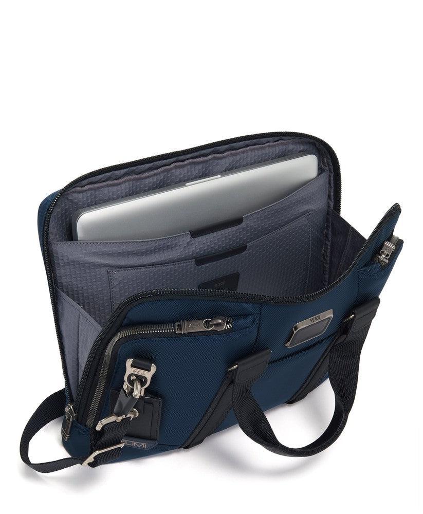 Tumi Alpha Bravo Academy Briefcase Navy-Veske-BagBrokers