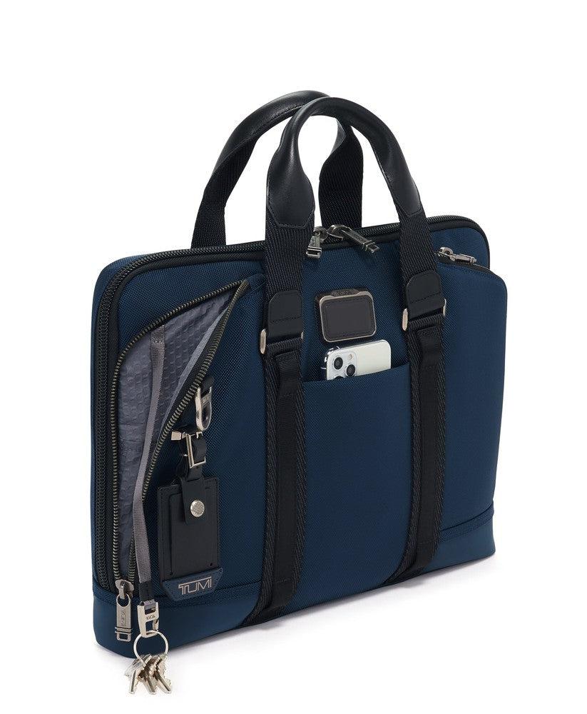 Tumi Alpha Bravo Academy Briefcase Navy-Veske-BagBrokers