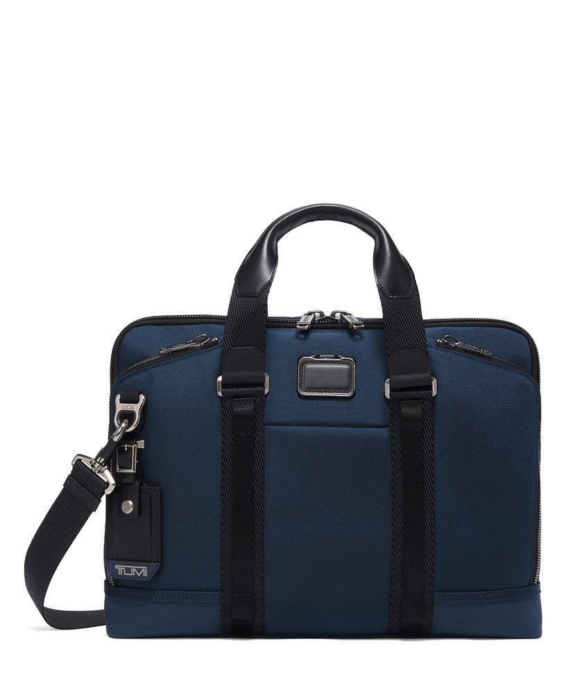 Tumi Alpha Bravo Academy Briefcase Navy-Veske-BagBrokers