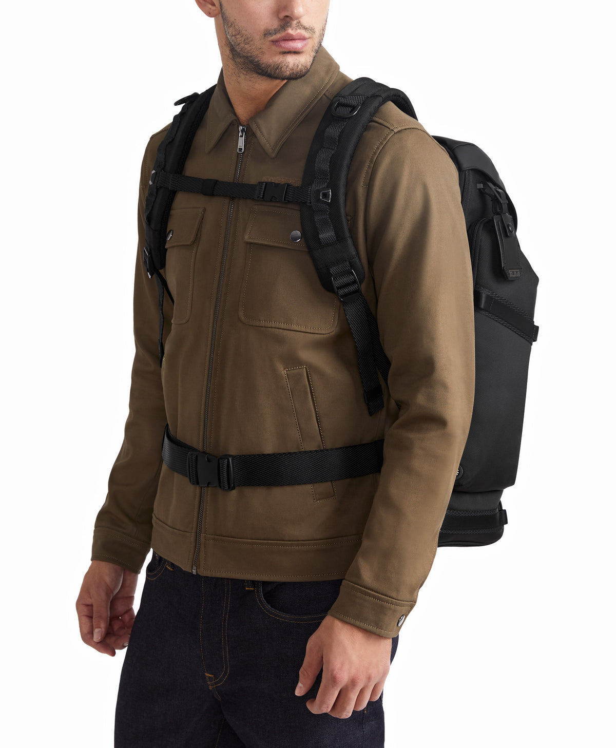 Tumi Alpha Bravo Expedition Flap Backpack Black-Ryggsekker-BagBrokers