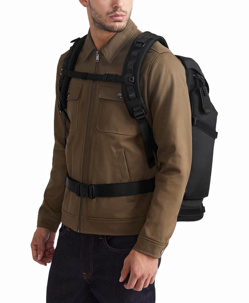 Tumi Alpha Bravo Expedition Flap Backpack Black-Ryggsekker-BagBrokers