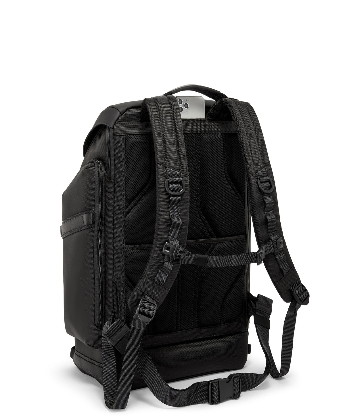 Tumi Alpha Bravo Expedition Flap Backpack Black-Ryggsekker-BagBrokers
