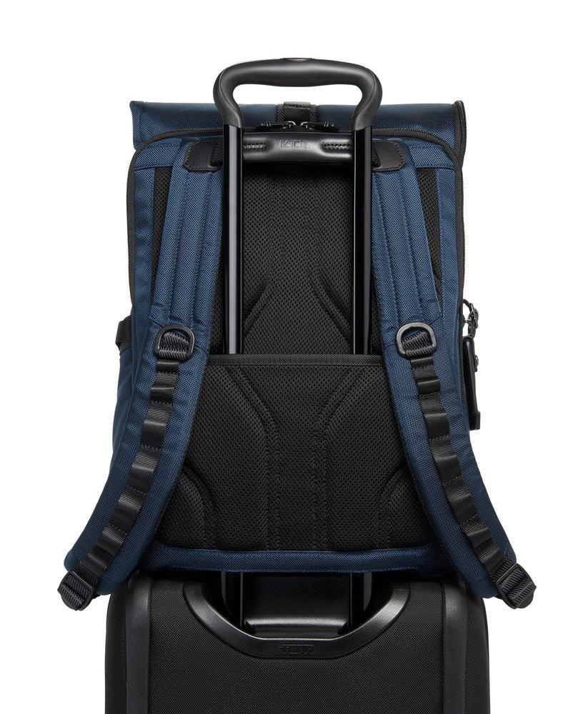 Tumi Alpha Bravo Logistics Flap Lid Backpack Navy-Ryggsekker-BagBrokers