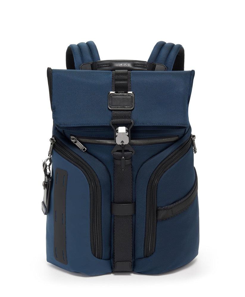 Tumi Alpha Bravo Logistics Flap Lid Backpack Navy-Ryggsekker-BagBrokers