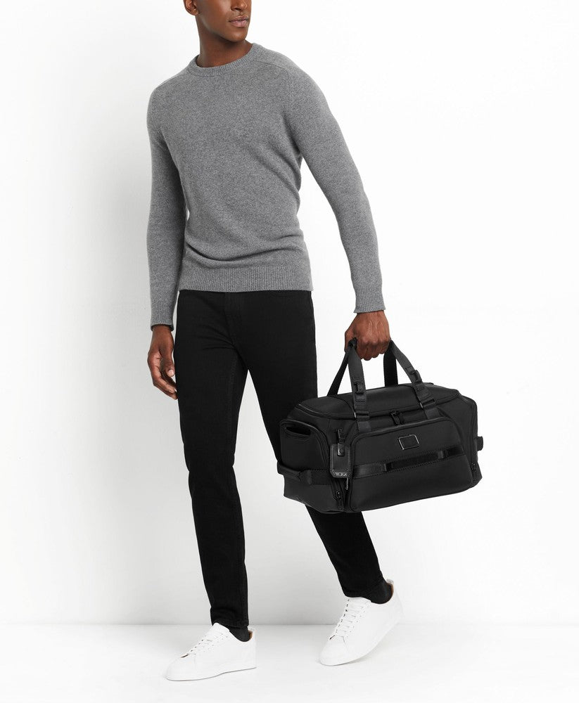 Tumi Alpha Bravo Mason Duffel Black-Bagger-BagBrokers