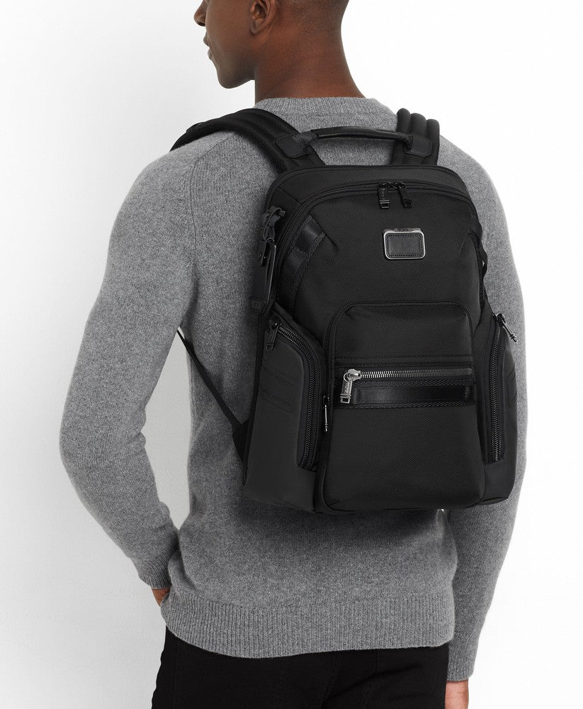 Tumi Alpha Bravo Navigation Backpack Black-Ryggsekker-BagBrokers