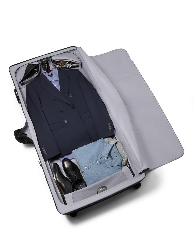 Tumi Alpha Large Garment Checked Black-Bagger-BagBrokers