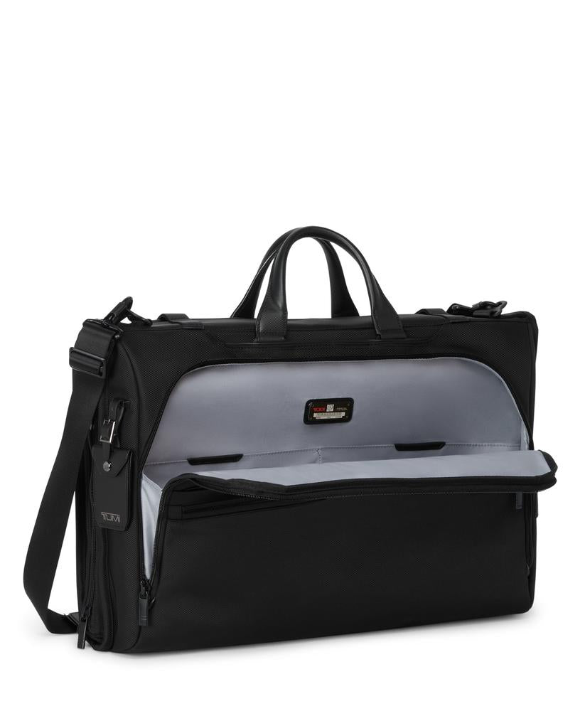 Tumi Alpha Tri-Fold Garment Bag Black-Bagger-BagBrokers
