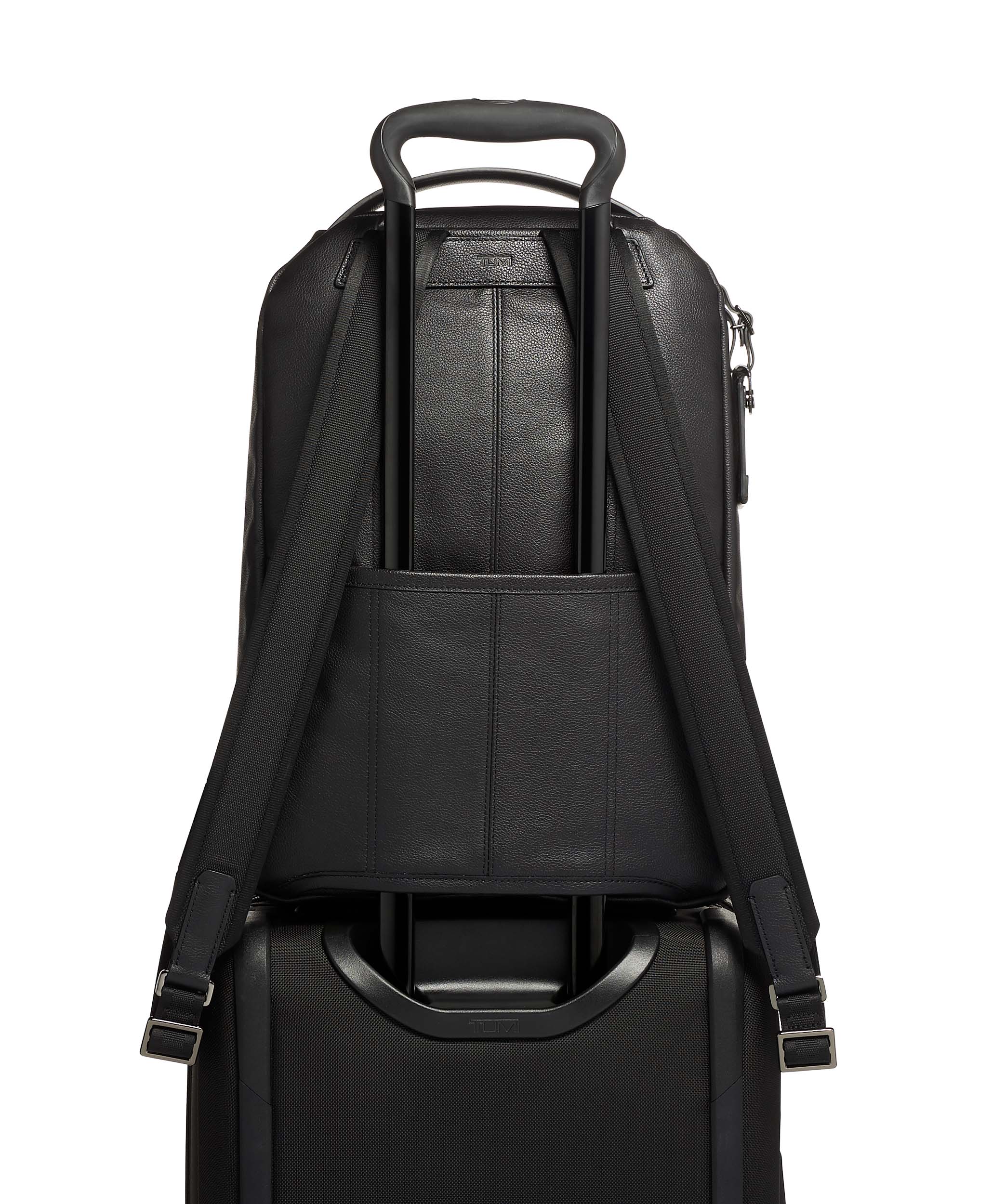 Tumi Harrison Bradner Backpack i skinn Black-Ryggsekker-BagBrokers