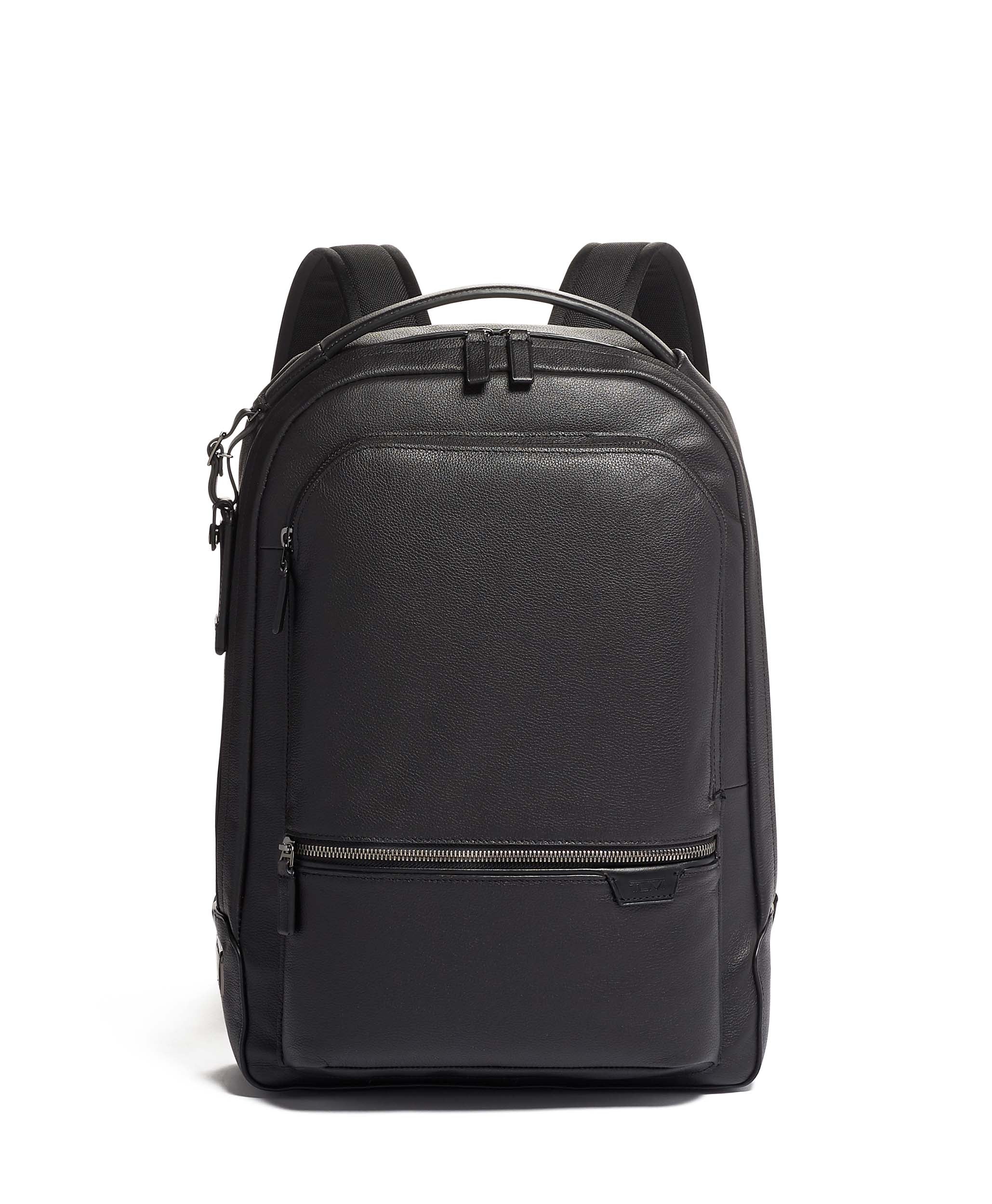 Tumi Harrison Bradner Backpack i skinn Black-Ryggsekker-BagBrokers