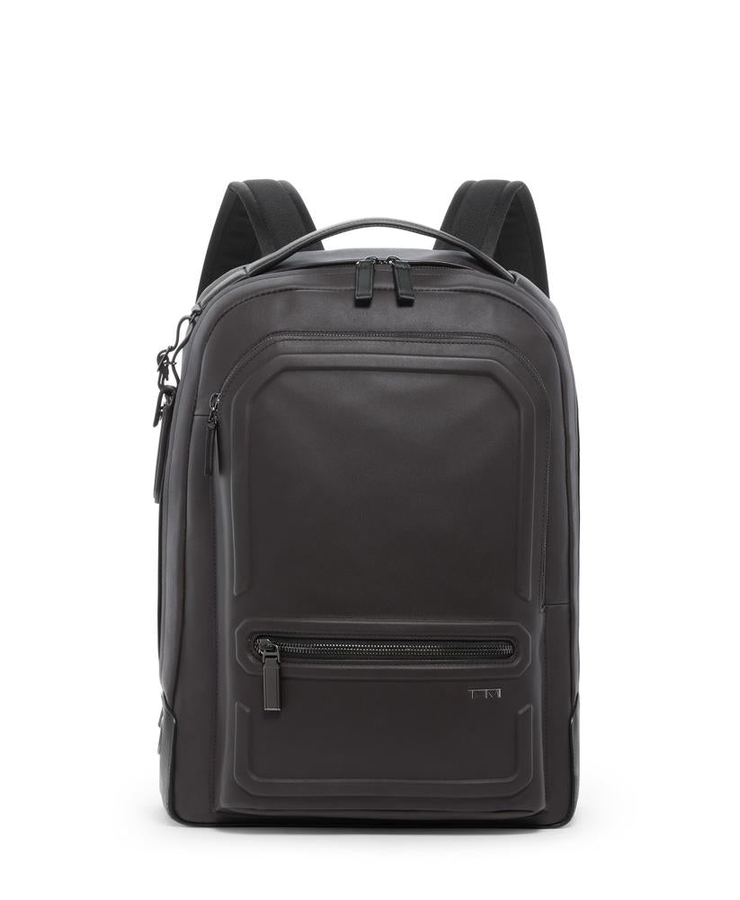 Tumi Harrison Bradner Backpack i skinn Espresso Brown-Ryggsekker-BagBrokers