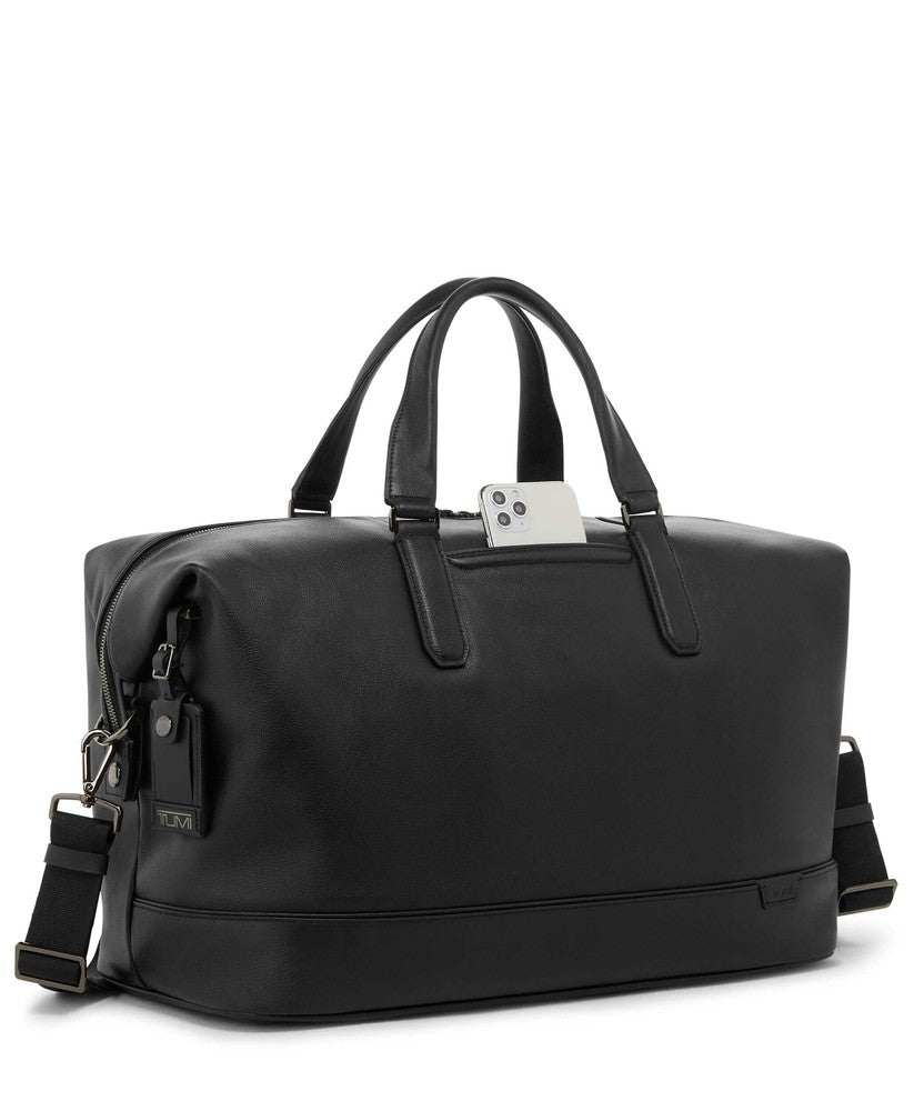 Tumi Harrison Nelson Duffel i skinn Black-Bagger-BagBrokers