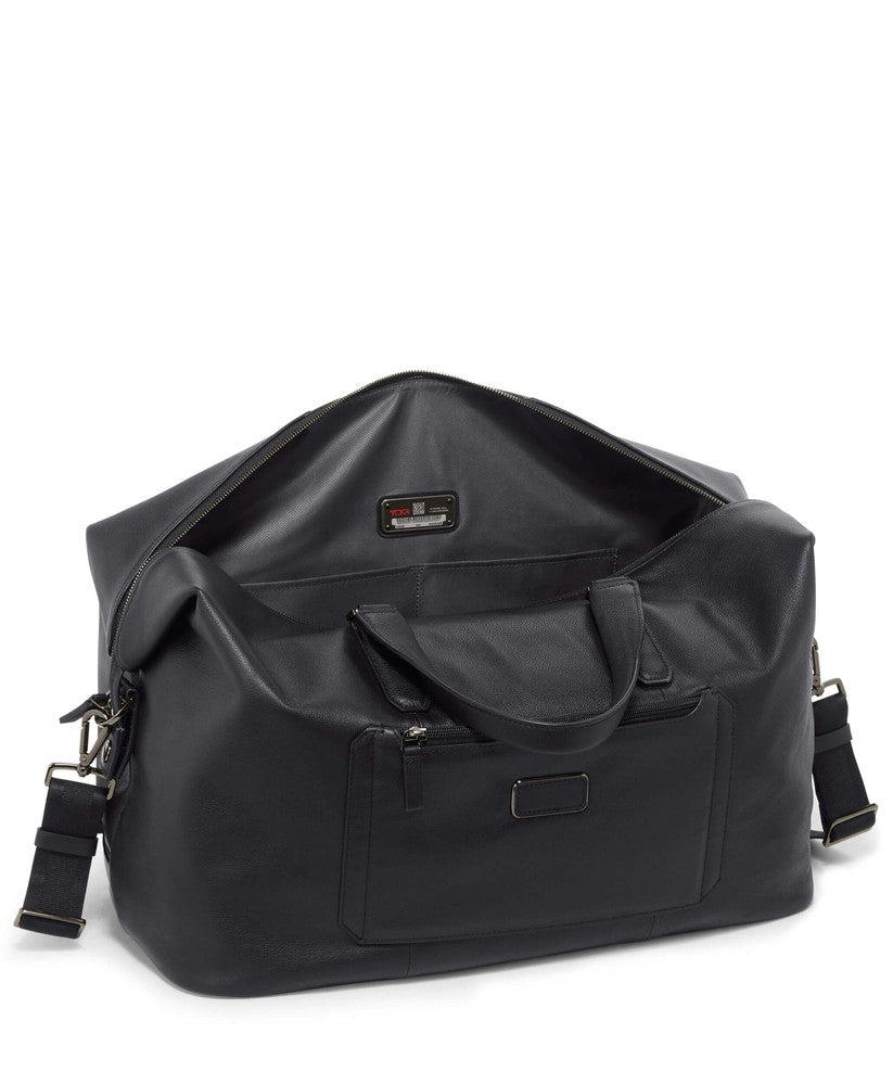 Tumi Harrison Nelson Duffel i skinn Black-Bagger-BagBrokers