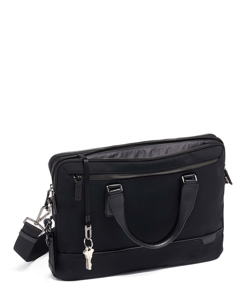 Tumi Harrison Sycamore Briefcase Nylon Black-Veske-BagBrokers