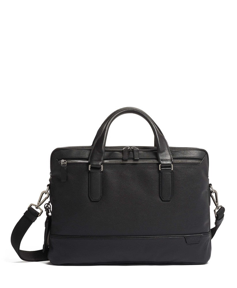 Tumi Harrison Sycamore Briefcase i skinn Black-Veske-BagBrokers