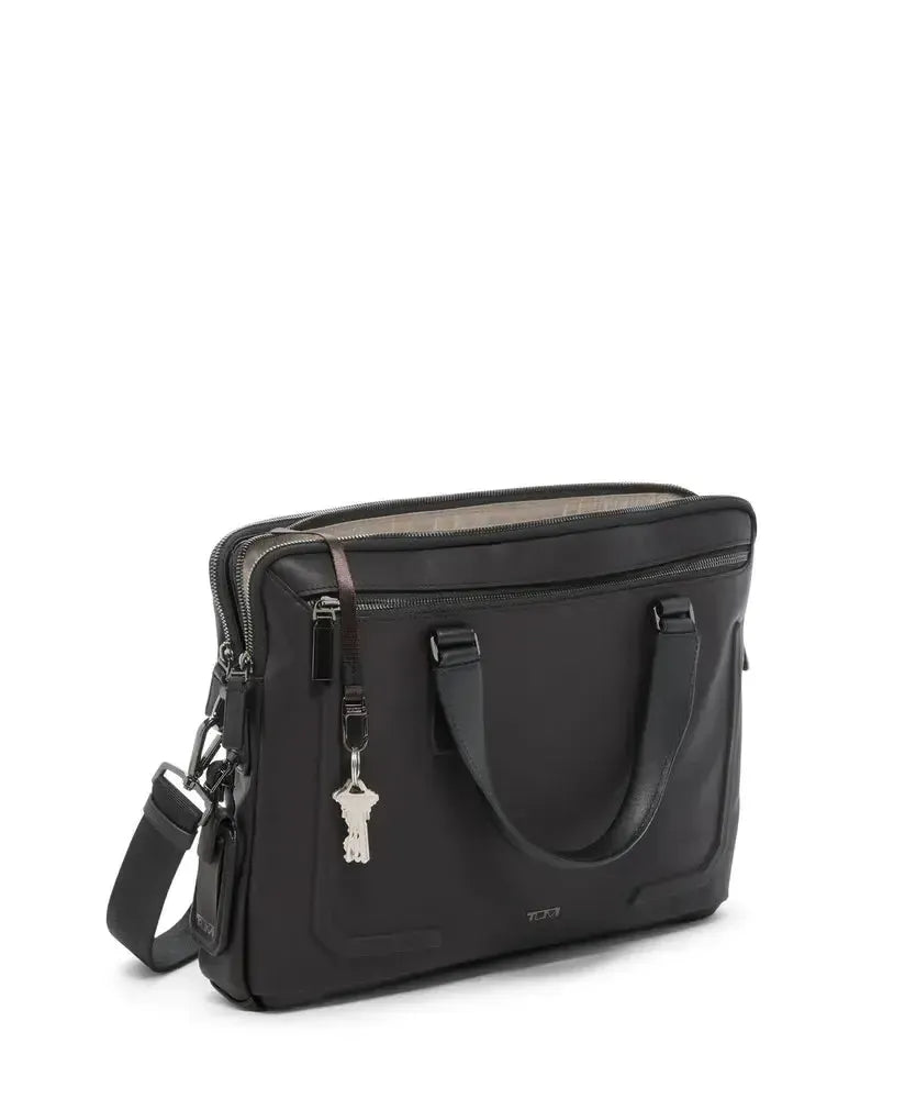 Tumi Harrison Sycamore Slim Brief Espresso Brown-Veske-BagBrokers