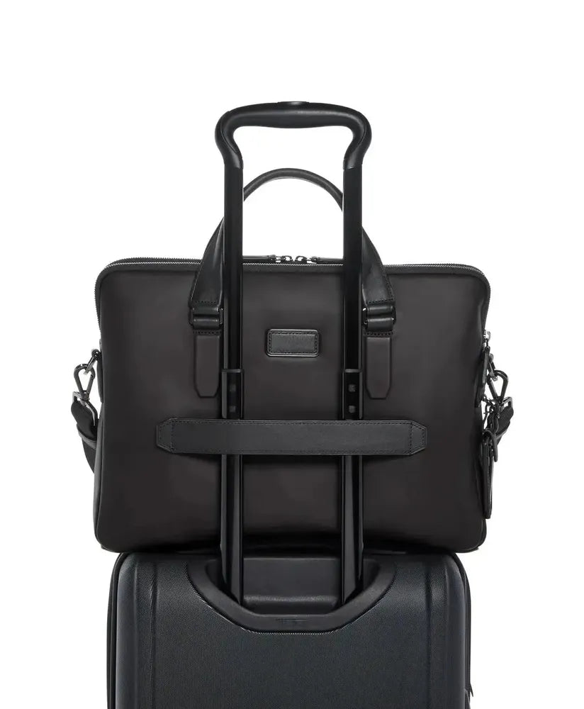 Tumi Harrison Sycamore Slim Brief Espresso Brown-Veske-BagBrokers