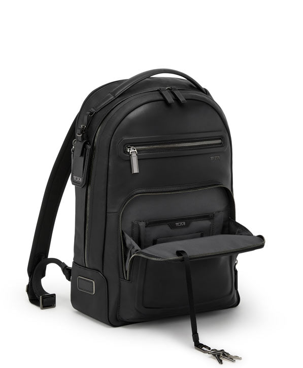 Tumi Harrison Warren Backpack i skinn Black Bombe-Ryggsekker-BagBrokers