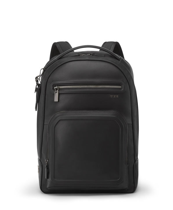 Tumi Harrison Warren Backpack i skinn Black Bombe-Ryggsekker-BagBrokers