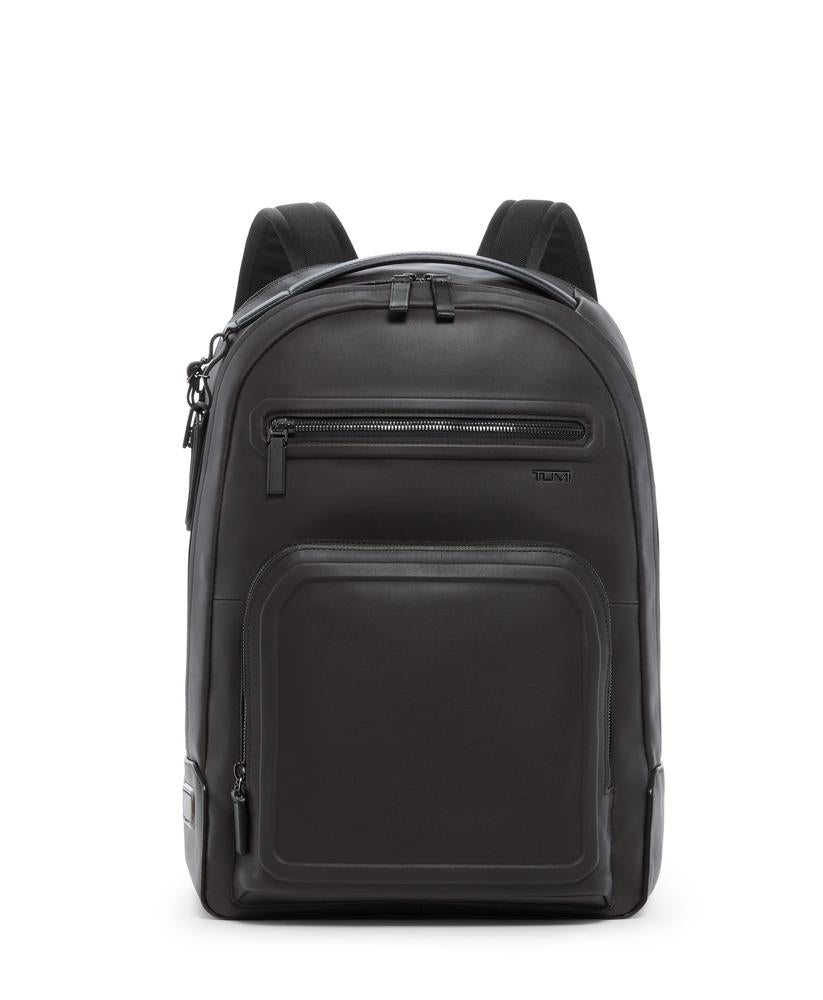 Tumi Harrison Warren Backpack i skinn Espresso Brown-Ryggsekker-BagBrokers