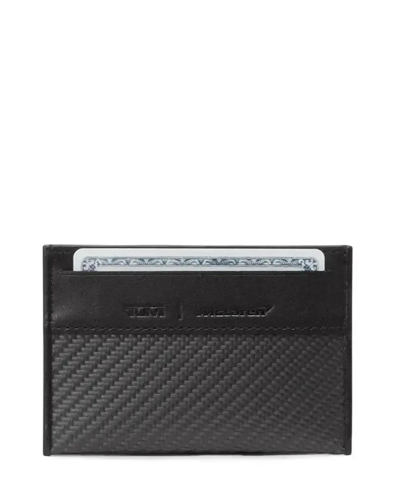 Tumi McLaren Slim Card Case Carbon/Papaya-Reisetilbehør-BagBrokers