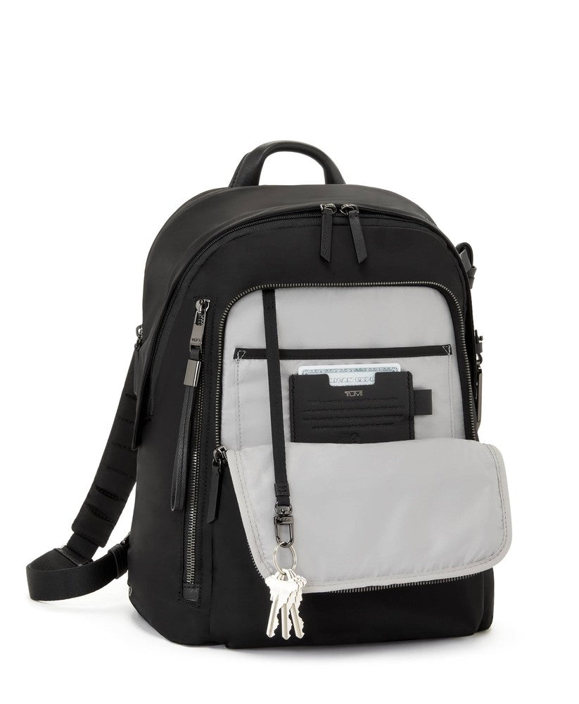 Tumi Voyageur Halsey Backpack Black/Gunmetal-Sekk-BagBrokers