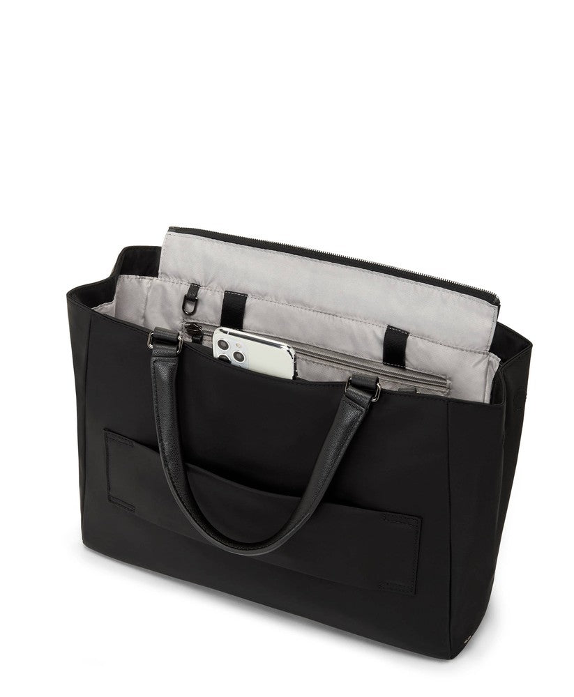 Tumi Voyageur Valetta Medium Tote Black/Gunmetal-Veske-BagBrokers