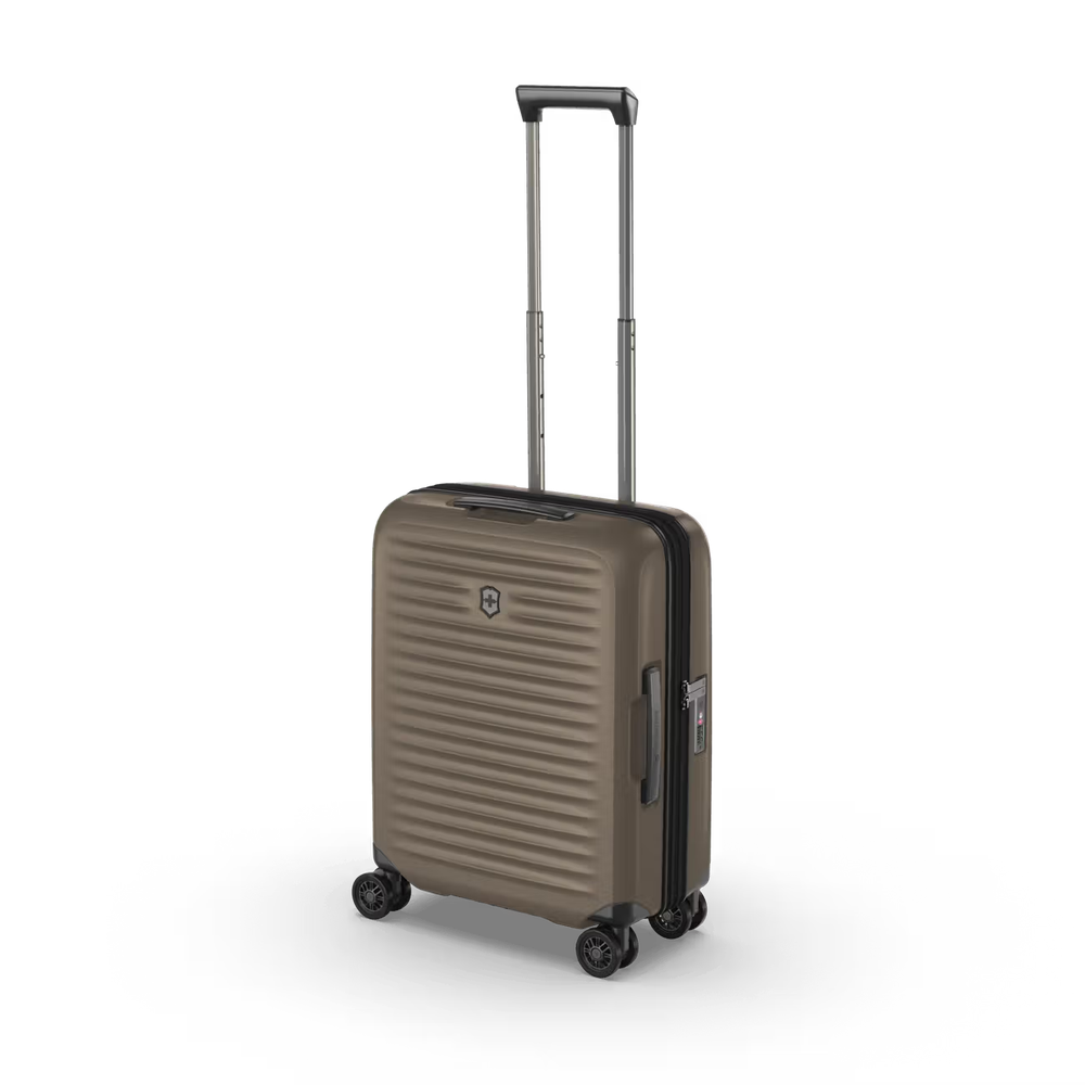 Victorinox Airox Advanced Global Carry On Utvidbar Taupe Brown-Harde kofferter-BagBrokers