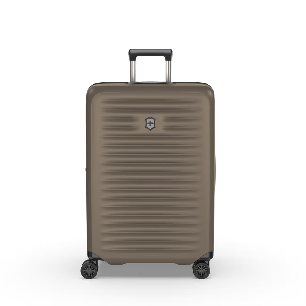 Victorinox Airox Advanced Medium utvidbar koffert Taupe Brown-Harde kofferter-BagBrokers