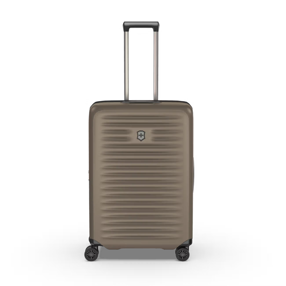 Victorinox Airox Advanced Medium utvidbar koffert Taupe Brown-Harde kofferter-BagBrokers
