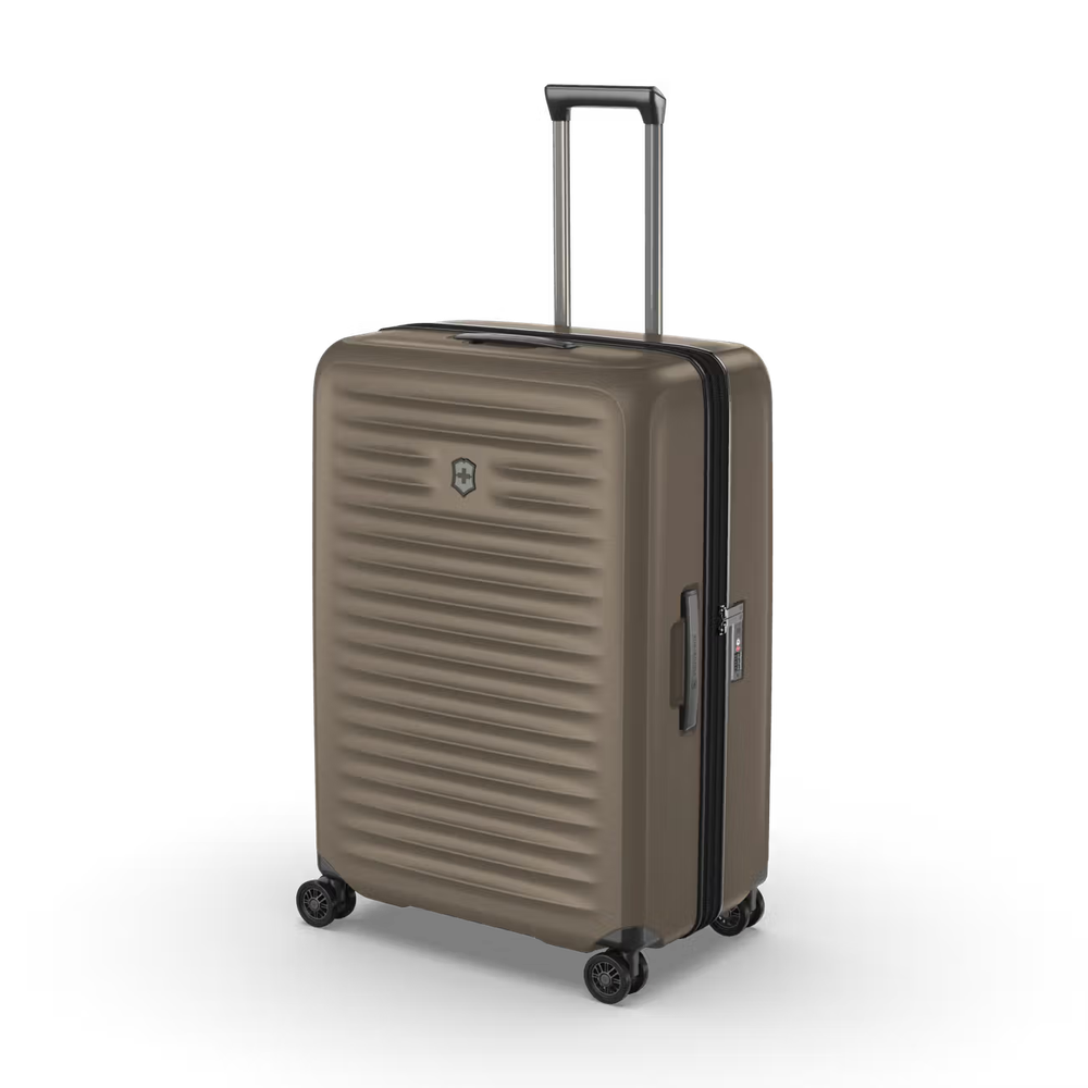Victorinox Airox Advanced Stor utvidbar koffert Taupe Brown-Harde kofferter-BagBrokers