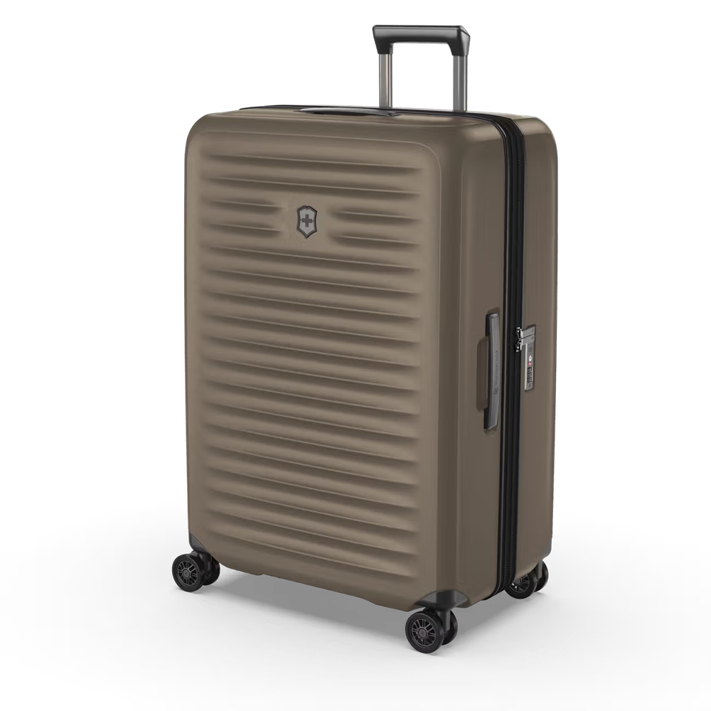 Victorinox Airox Advanced Stor utvidbar koffert Taupe Brown-Harde kofferter-BagBrokers