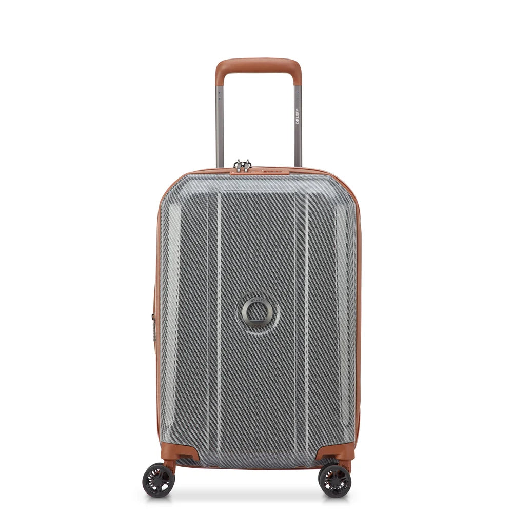 Delsey Helium Ultimate utvidbar kabinkoffert 55 cm Silver