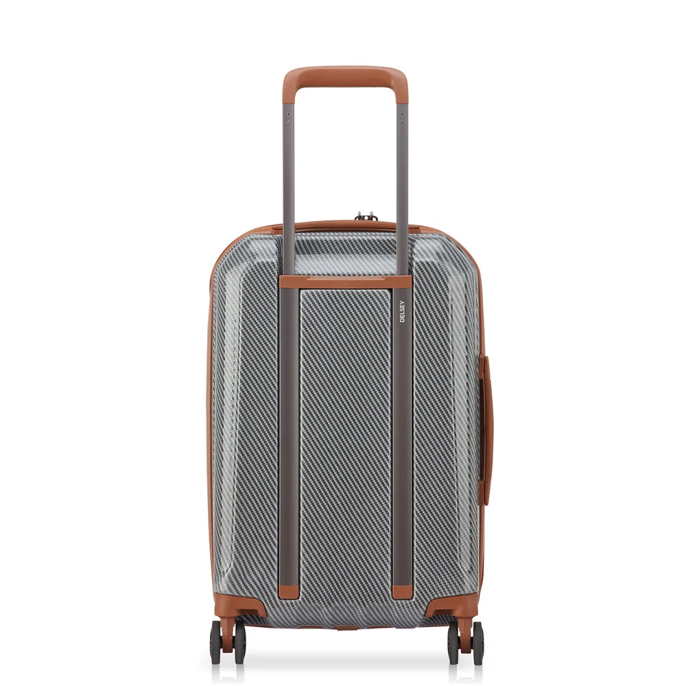 Delsey Helium Ultimate utvidbar kabinkoffert 55 cm Silver