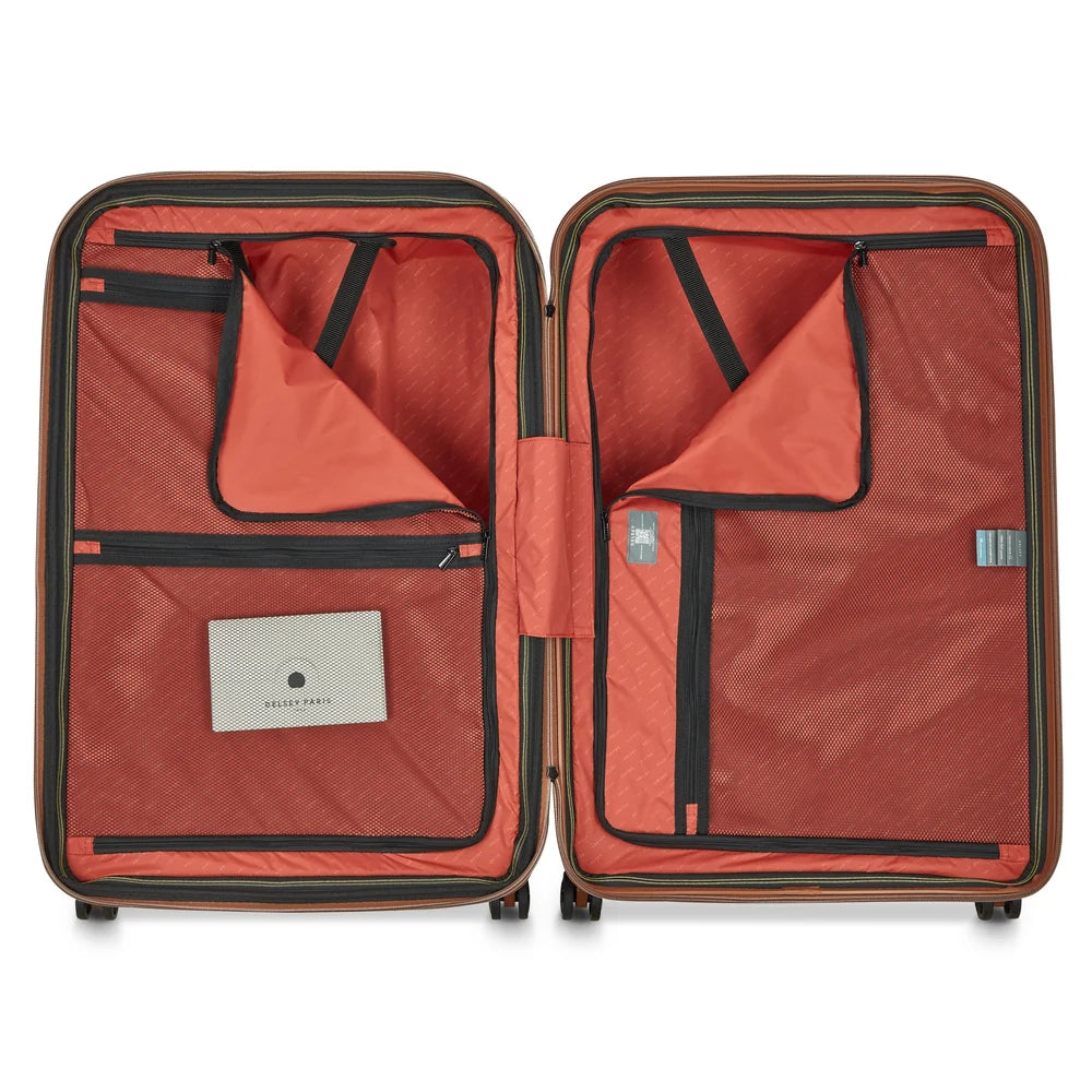 Delsey Helium Ultimate utvidbar stor koffert 76 cm SILVER