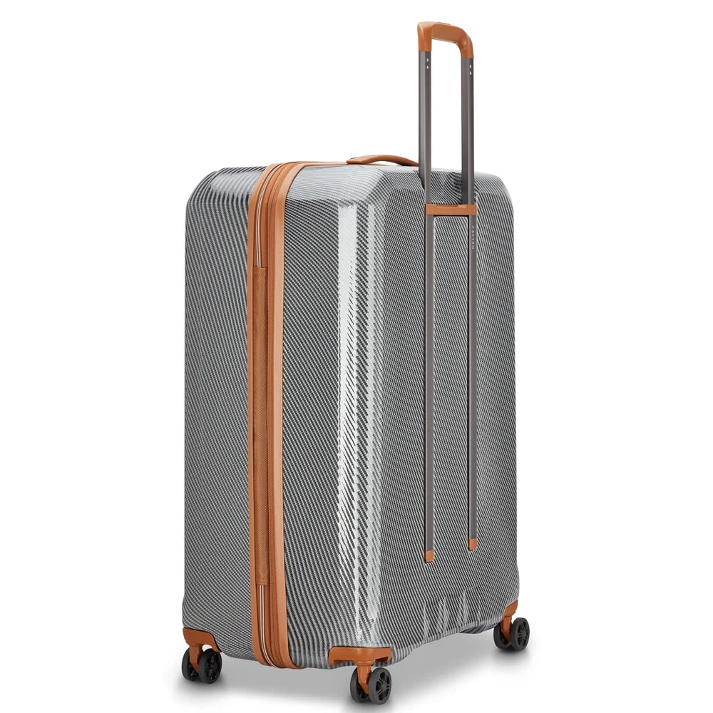 Delsey Helium Ultimate utvidbar stor koffert 76 cm SILVER