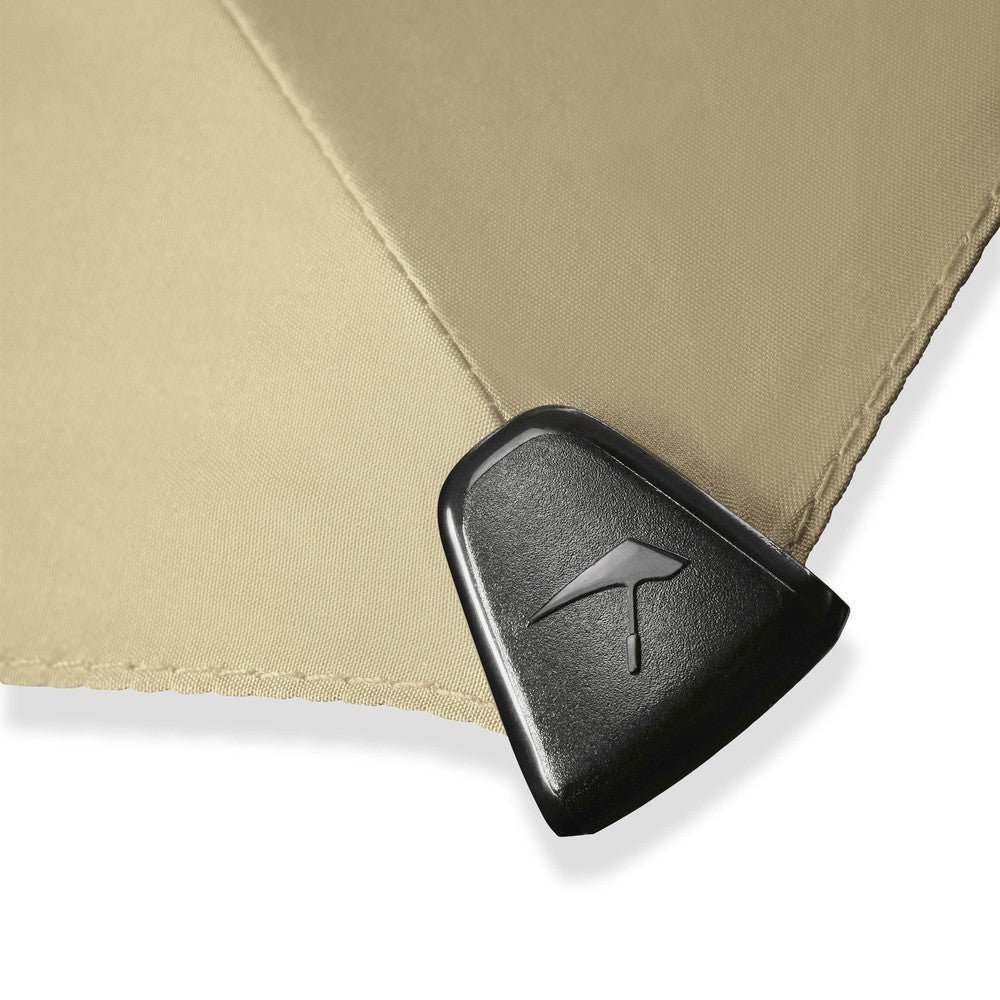 senz paraply mini foldable shiny champagne brown-Paraplyer-BagBrokers