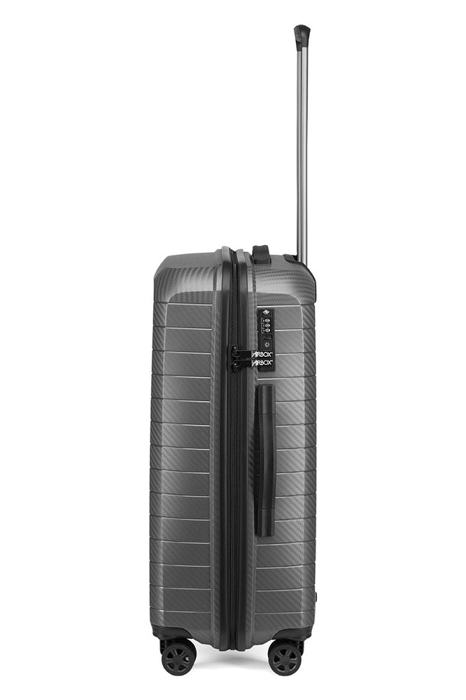 Epic AirBox hard medium 66 cm koffert 3,0 kg 68 liter Metallic Grey-Harde kofferter-BagBrokers