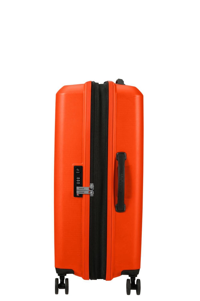 American Tourister AEROSTEP medium utvidbar koffert 67 cm Bright Orange-Harde kofferter-BagBrokers