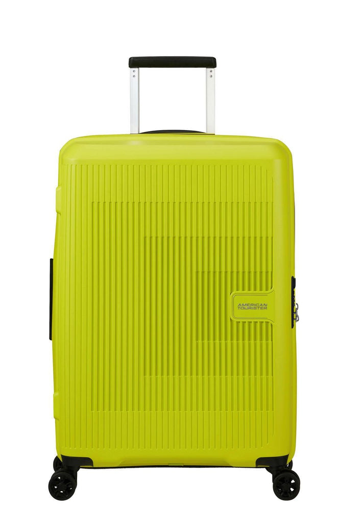 American Tourister AEROSTEP medium utvidbar koffert 67 cm Light Lime-Harde kofferter-BagBrokers