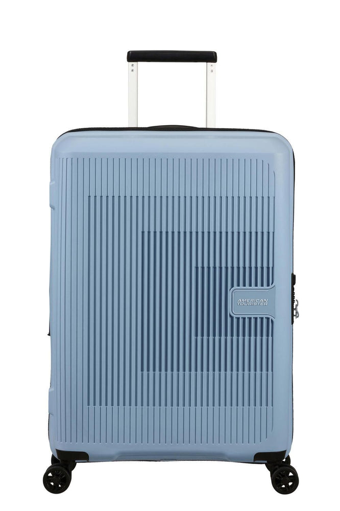 American Tourister AEROSTEP medium utvidbar koffert 67 cm Soho Grey-Harde kofferter-BagBrokers