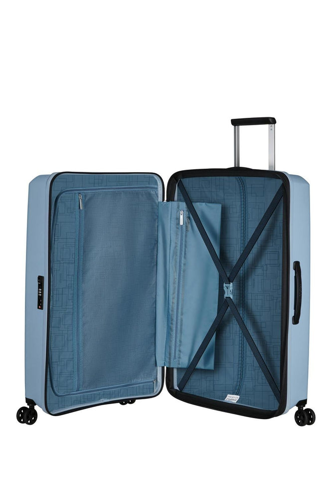 American Tourister AEROSTEP medium utvidbar koffert 67 cm Soho Grey-Harde kofferter-BagBrokers