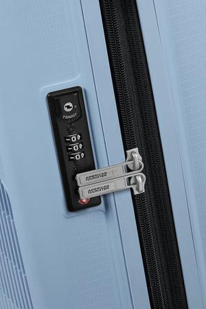 American Tourister AEROSTEP stor utvidbar koffert 77 cm Soho Grey-Harde kofferter-BagBrokers