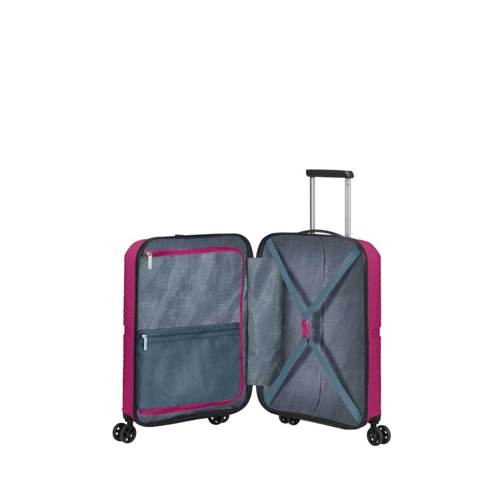 American Tourister Airconic kabin koffert med 4 hjul 55 cm Deep Orchid-Harde kofferter-BagBrokers